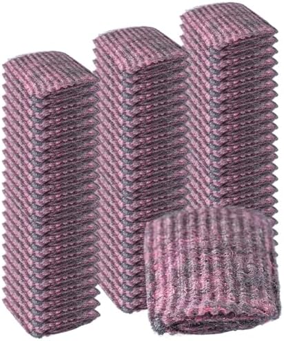 Steel Wool Soap Pads 70Pcs 2x2 Inch Scratch-Resistant Scouring Pads for Cleaning Pots Pans Ovens Dishes, Steel Wool - Image 7