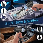 Handheld Car Vacuum Cordless Interior Cleaner, 20000Pa Suction & Air Duster - Image 2