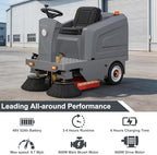 Ride on Floor Sweeper Machine 51" Brush Width 92,600 Sqft/h - Image 6