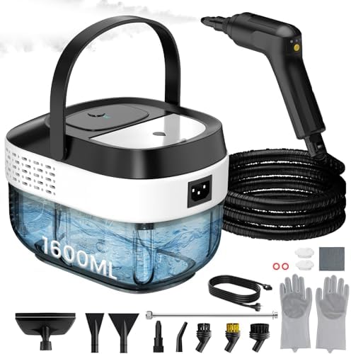Granarbol Steam Cleaner, 2500W 1.6L Handheld Steamer for Home Car Cleaning by Granarbol