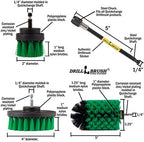 Kitchen Cleaning Supplies with Long Reach Extension - Kitchen Sink Brush - Image 2