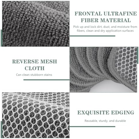 SINLAND Dish Cloth for Washing Dishes Kitchen Washcloth Cleaning Cloth - Image 4