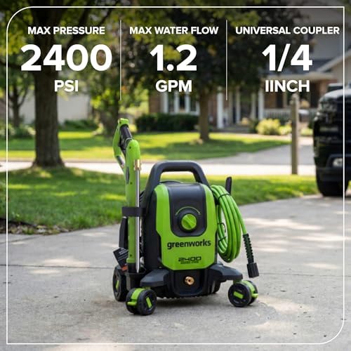 Greenworks 2400 PSI (1.2 GPM) Electric Pressure Washer - Image 3