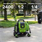 Greenworks 2400 PSI (1.2 GPM) Electric Pressure Washer - Image 3