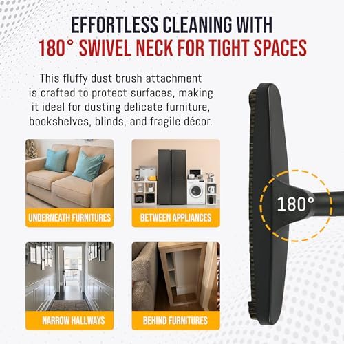 MP Maresh Products Vacuum Brush Attachment - Household Vacuum, 12 Inch - Image 4