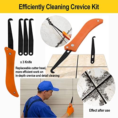 14pcs Grout Removal Tool kit, Grout Saw with Replacement Blades - Image 4