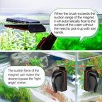 hygger Magnetic Aquarium Fish Tank Glass Cleaner,Detachable Dual-Blades Brush Tool with Floating Scrubber, Double Side Magnetic Scraper for 0-0.25 Inch Thick Glass Aquariums Tank (S) - Image 4