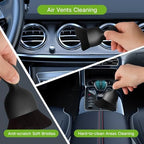 Qydipclin 11pcs Windshield Cleaner Tool, Car Window Cleaning Wash Kit with 6 Reusable Microfiber Pads 2 Spray Bottles and Extendable Handles Auto Glass Wiper Kit, Green - Image 7
