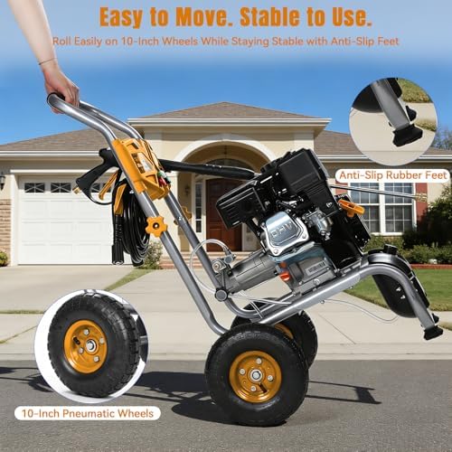 3500PSI Gas Pressure Washer, 212CC 2.3GPM Gas Powered Power Washer - Image 6