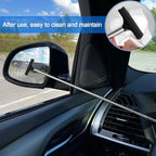 2 Pcs Car Mirror Wiper, 38.6in Handle Car Side Mirror Squeegee, Car Mirror Squeegee, Side Mirror Squeegee, Mini Squeegee for Rainy Foggy Weather - Image 6