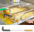 3 Pieces Fryer Cleaning Tools, Stainless Steel Deep Fryer Cleaning Brush - Image 6