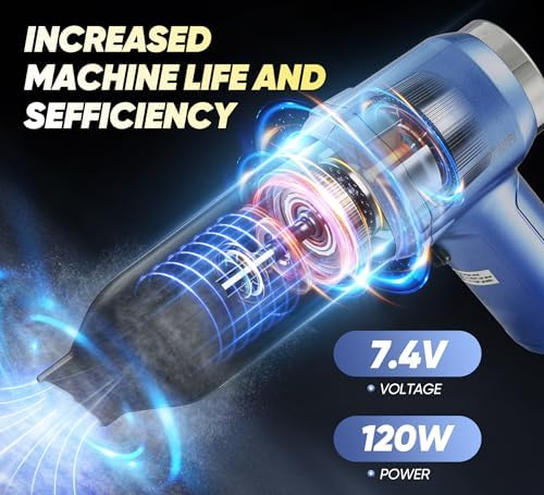 Portable Cordless Handheld Vacuum Cleaner with 15000PA & Air Duster - Image 4