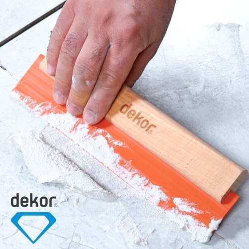 DEKOR Grout Cleaner 10" Wood Handle Tile Cleaning Tool - Image 2