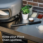 Everdure 2-in-1 Pizza Oven Brush and Scraper Tool - for Hard to Reach Areas and Keeping Your Oven Fresh and Clean - Nylon Bristles, Stainless Steel Spatula, Long Handle - Outdoor Pizza Oven Essential - Image 3