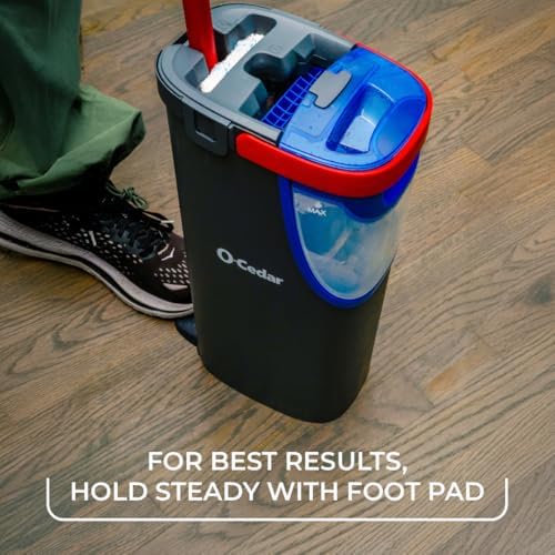 O-Cedar Punch Fruit-Shaped Scrub Sponge Pack (3 Count) + H2prO Flat Mop System – Flexible, Multi-Use Scrub Sponges & Complete Mopping Cleaning Bundle - Image 5