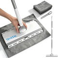 MASTERTOP Snap Grip Mop, Hands Free Flat Mop with 51" Adjustable Handle by MASTERTOP