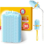 Duster Refills for Swiffer Duster with 3ft Extension Pole & Short Grip 30ct by Tiumso