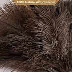 Genuine Ostrich Feather Duster with Wood Handle, 16 inch Gray - Image 4