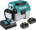 Makita XCV11T 18V LXT® Lithium-Ion Brushless Cordless 2 Gallon HEPA Filter Portable Wet/Dry Dust Extractor/Vacuum Kit (5.0Ah) by Unknown