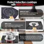 5 PCS Silicone Induction Cooktop Protector Cover Mat (Magnetic) | 230°C (450℉) Heat-Resistant Induction Stove Protector | Multifunctional Silicone Mats (2 * 7.9" & 2 * 9.45 & 1 * 10.2" x13.7"_ White) - Image 5
