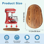 GuanQiao Food-Grade Wood Slider For KitchenAid 5-8 Qt Bowl Lift Mixer - Image 4