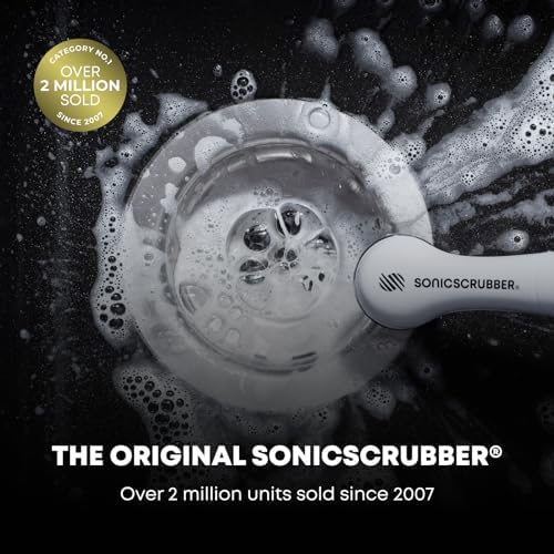 SonicScrubber Household Cleaning Brush Power Scrubber - Electric Spin Scrubber Brush for Home, Kitchen & Bathroom - Grout Cleaner & Removes Mould (Washing-Up System Spin Brush) - Image 2
