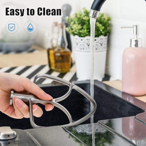 Stainless Steel K45B Coated Flat Beater for KitchenAid 4.5-5 Qt Mixer Paddle Attachment Flat Beater Fits Stand Mixer Bowls For KitchenAid 4.5-5 Quart Bowls, Kitchenaid Paddle Attachment - Image 4