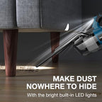 Cordless Vacuum Cleaner Compatible with Makita 18V Battery 100AW Suction - Image 3