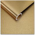 CRE8TIVE Brass Gold Stainless Steel Contact Paper for Appliances Brushed Metallic Gold Peel and Stick Wallpaper 12"x80" Waterproof Heat Resistant Vinyl Film for Kitchen Dishwasher Fridge Oven Covers by CRE8TIVE