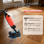 Industrial Floor Buffer Machine Commercial Floor Scrubber 360° Flexible Control 240 rpm Basic Speed 1200 sq.m/hr Efficiency 43-56db low Noise easy Maintenance for Offices Malls Warehouses Grey - Image 2