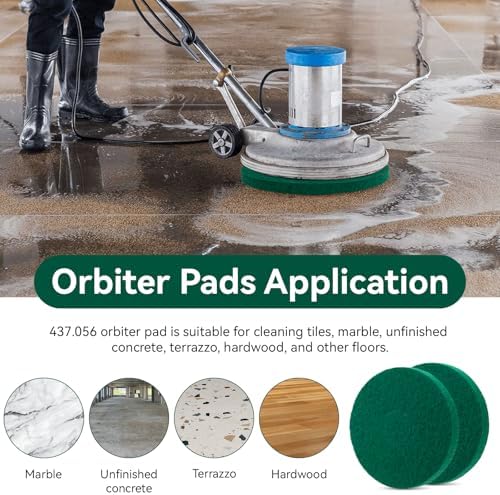 12 Inch Cleaning Orbiter Pads 437.056 for Oreck 550MC Orbiter Floor Machine - Image 6