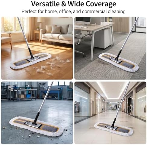CLEANHOME 24" Commercial Dust Mop for Floor Cleaning - Image 5