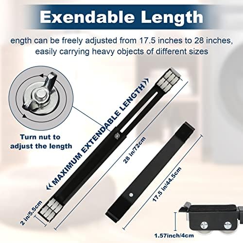 Lemtrflo Refrigerator Sliders, Appliance Rollers, Wheels for Cooler - Image 2