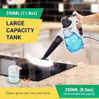 Comforday Multi-Purpose Steam Cleaner with 9-Piece Accessories, Pressurized Handheld Steam Cleaner, Perfect for Stain Removal, Curtains, Car Seats, Floor, Bathroom (White) - Image 5