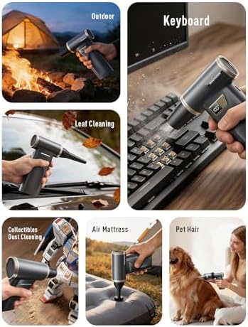 REWONDER Electric Air Duster Rechargeable Cordless Air Blower - Image 2