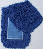 Industrial Dust Mop Kit – Includes 60 Inch Blue Twisted Closed Loop Mop Head, Wood Handle, and Heavy-Duty Wire Frame – Commercial Grade for Janitorial & Facility Cleaning - Image 5