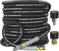 3/8" ID 4800PSI Pressure Washer Hose 25FT, Steel Wire Braided Pressure Hose by Unknown