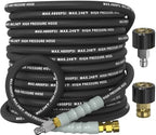 3/8" ID 4800PSI Pressure Washer Hose 25FT, Steel Wire Braided Pressure Hose by Unknown
