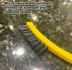 Rubbermaid Commercial Products Tile and Grout Brush, Black, Cleaning Scrubbing Brush, Multi-Surface for Grout, Bathrooms, Kitchens, Countertops, 8.5" (Pack of 2) - Image 4