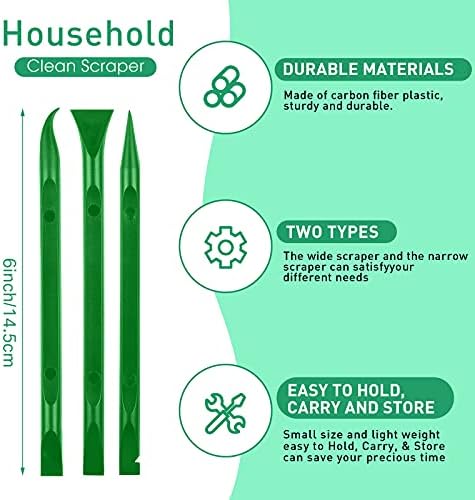 Honoson 9 Pcs Cleaning Scraper Tool, Scratch Free for Auto Detailing,None - Image 3