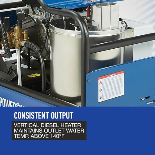 Powerhorse Gas Hot Water Pressure Washer with Diesel Heater, 4,000 PSI - Image 7