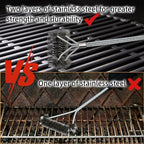 3 Pieces Fryer Cleaning Tools, Stainless Steel Deep Fryer Cleaning Brush - Image 5