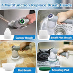 DAESUNG Electric Spin Scrubber, Cordless Bathroom Scrubber Cleaning Brush - Image 4