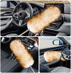 Lambswool Duster with Extendable Handle up to 88.58 in, Natural Feather Dusters Long Pole Stainless Steel, Fluffy Feather Duster for Cleaning High Floor Ceiling Fans, Window Blinds Shelves, Furniture - Image 7