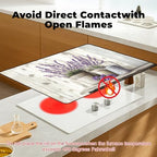 Heat-resistant Stove Top Cover - 28.5" X 20.5" Cooktop Protector Covers, Scratch-resistant Washable Pad Kitchen Countertop Mat (Purple, 28.5" x 20.5") - Image 3