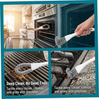 4pcs U Shaped Stovetop Cleaning Brush with Hooked Head - Image 7