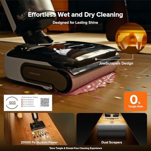 roborock F25 Combo Wet Dry Vacuum Cleaner, 5-in-1 Cordless Stick Vacuum Mop - Image 3