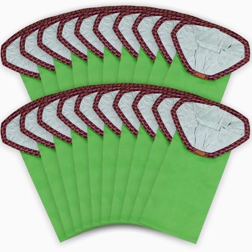 30 Pack 107313 Vacuum Bags Replacement Compatible with ProTeam 10 Quart by LOSKLENO