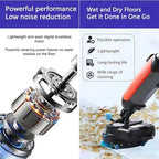 Floor Machine,Walk-Behind Commercial Floor Scrubber,Dual Brush Heads for Cleaning (43cm/16.9in Cleaning Width),Working Efficiency (12000ft²/h),for Restaurants/garages/Gyms Red - Image 6