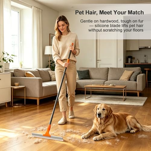 CLEANHOME Silicone Floor Squeegee for Shower Glass, Floor, and Garage - Image 6